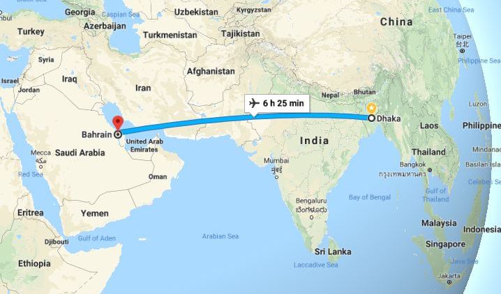 Dhaka to Bahrain Flight Information | Travel Information and Service