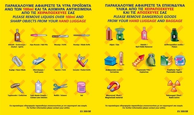Prohibited items on Flights | Travel Information And Service