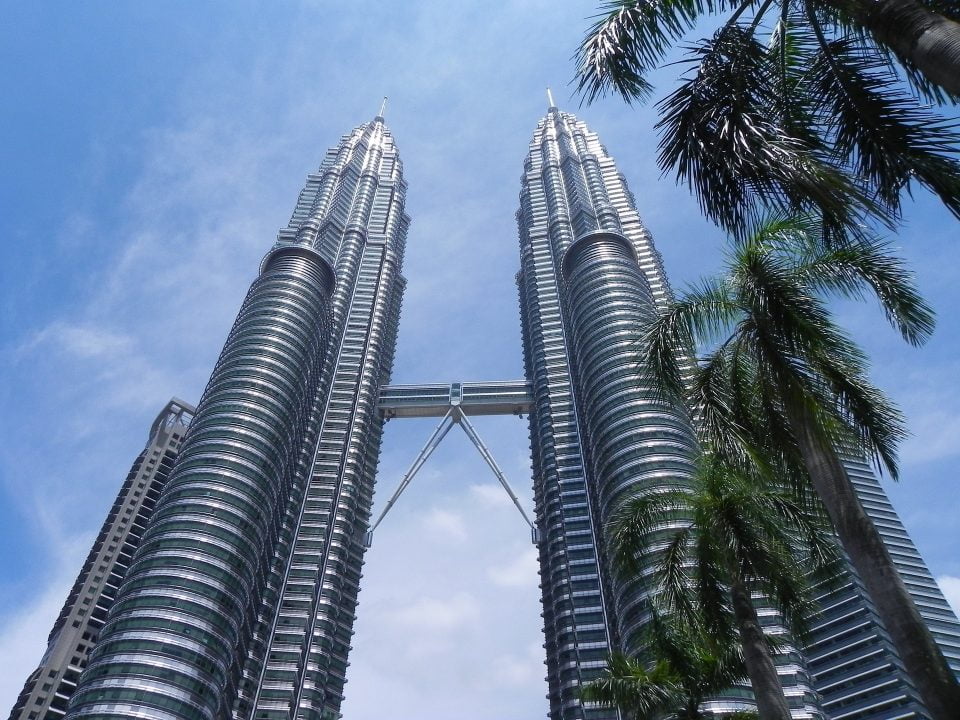 Tourist Attraction Petronas Twin Tower Of Malaysia 