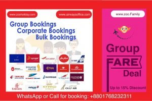 Airlines Group Ticket Fare | Airlines B2B Deal |  Airlines Corporate Deal
